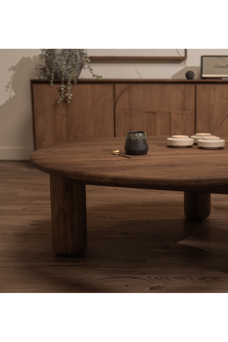 Round Teak Coffee Table | dBodhi Dino | Oroatrade.com