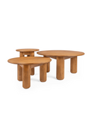 Rustic Round Coffee Table Set (3) | dBodhi Dino | Oroatrade.com