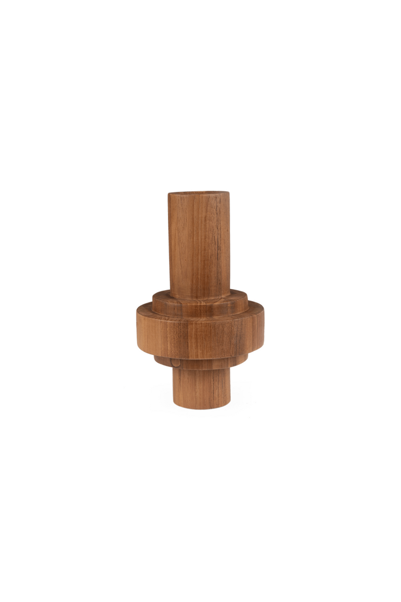 Teak Cylinder Vase | dBodhi | Oroatrade.com