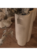 White Sculptured Sandstone Vase | dBodhi | Oroatrade.com