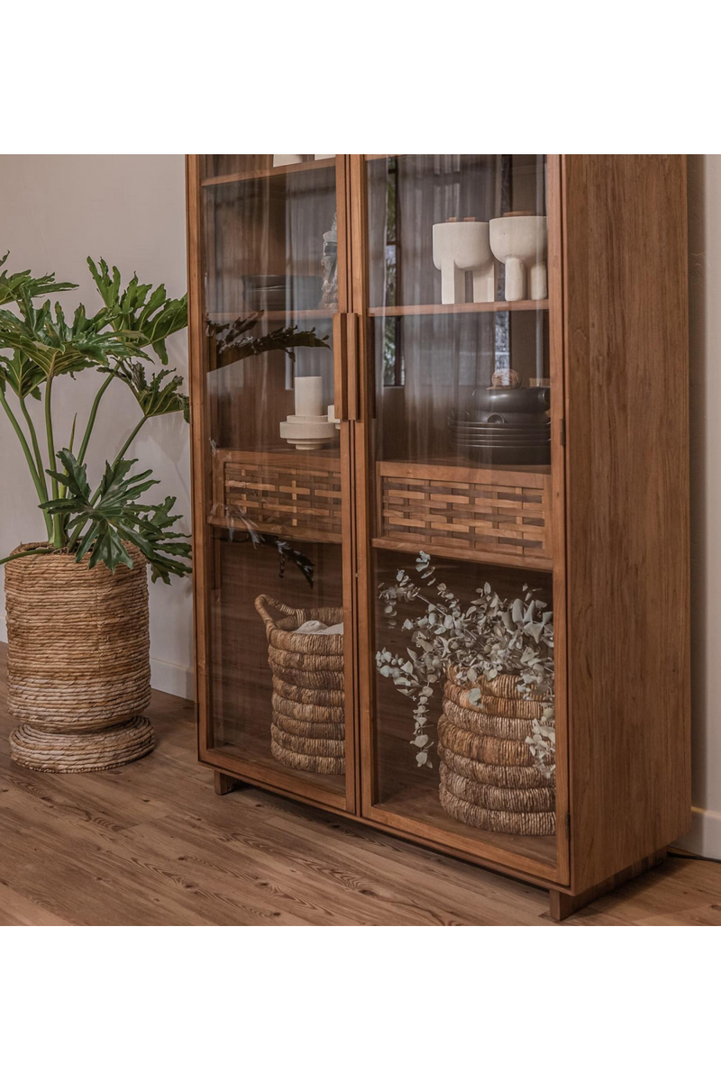 Adjustable Teak Display Cabinet | dBodhi Hopper | Oroatrade.com