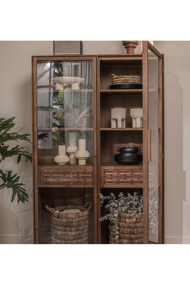 Adjustable Teak Display Cabinet | dBodhi Hopper | Oroatrade.com