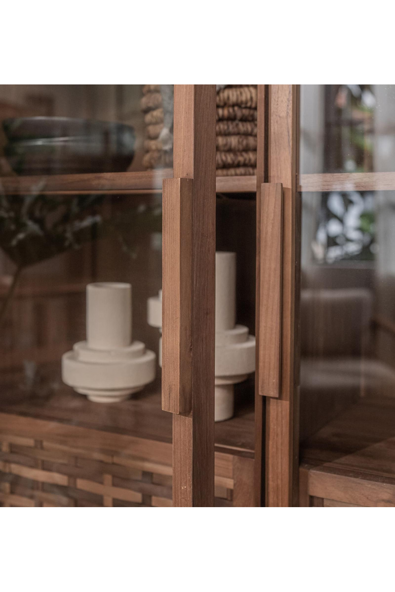 Adjustable Teak Display Cabinet | dBodhi Hopper | Oroatrade.com