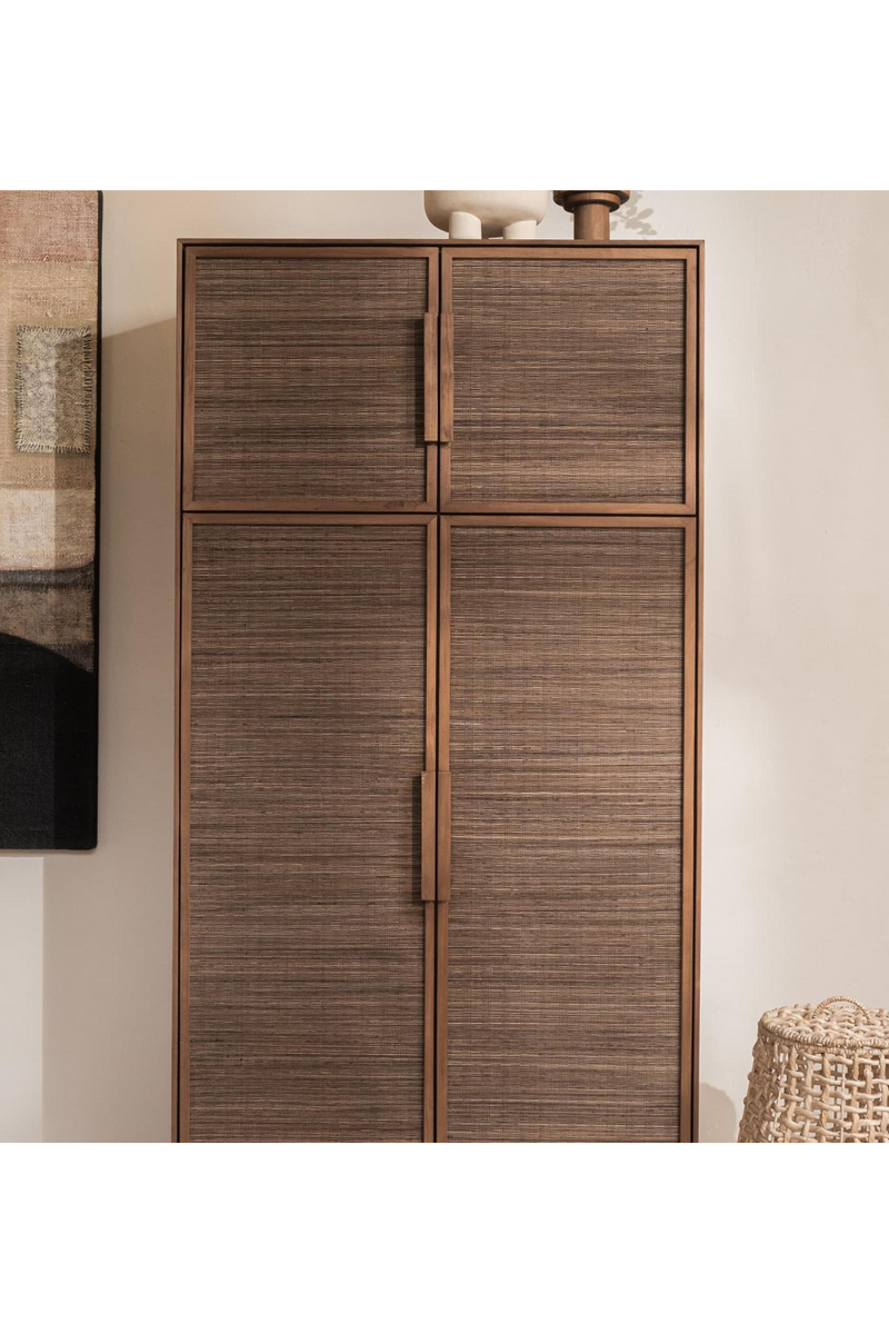 Coconut Leaf 4-Door Wardrobe | dBodhi Hopper | Oroatrade.com