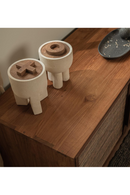 Sandstone Pedestal Lidded Bowl | dBodhi Elin | Oroatrade.com