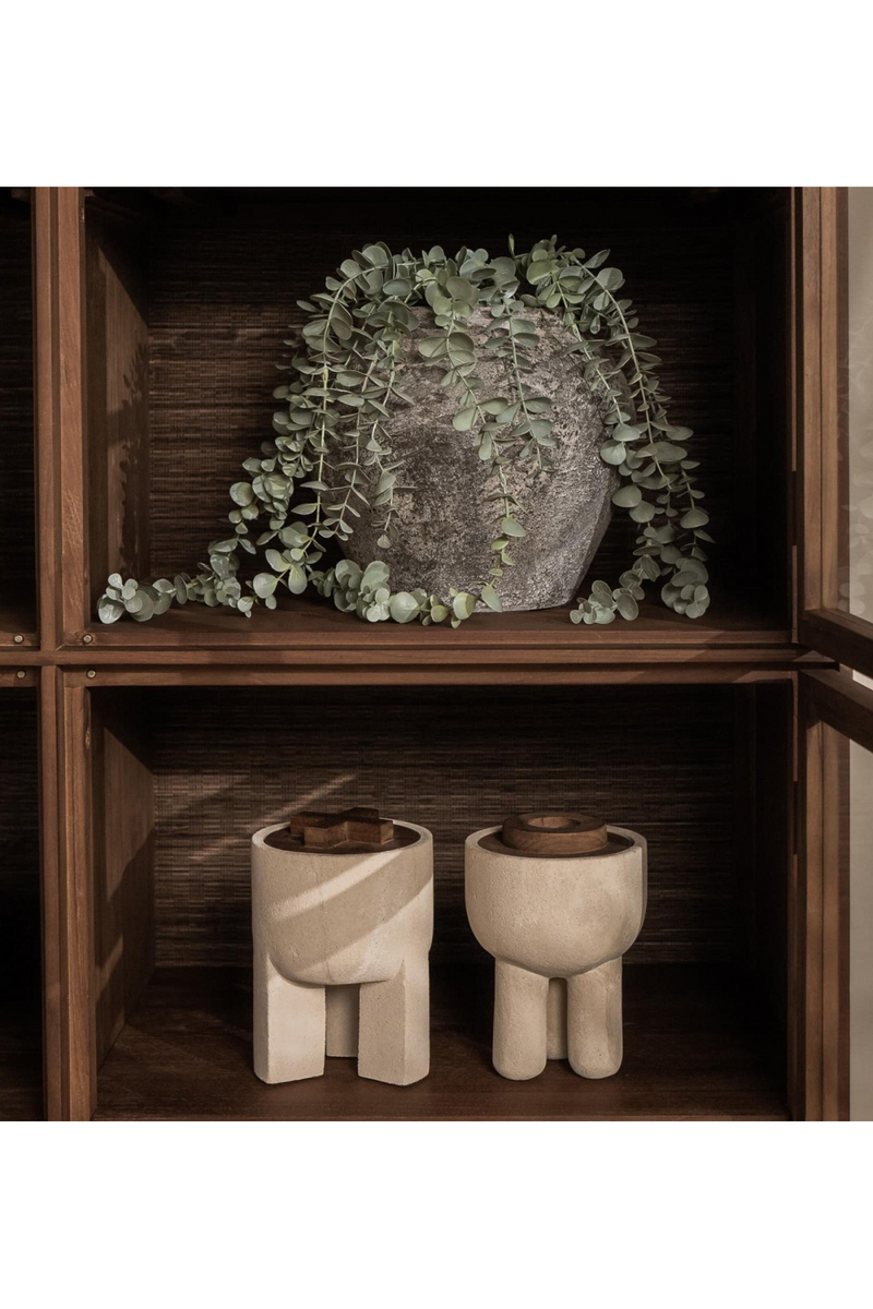 Sculpted Sandstone Lidded Bowl | dBodhi Bo | Oroatrade.com
