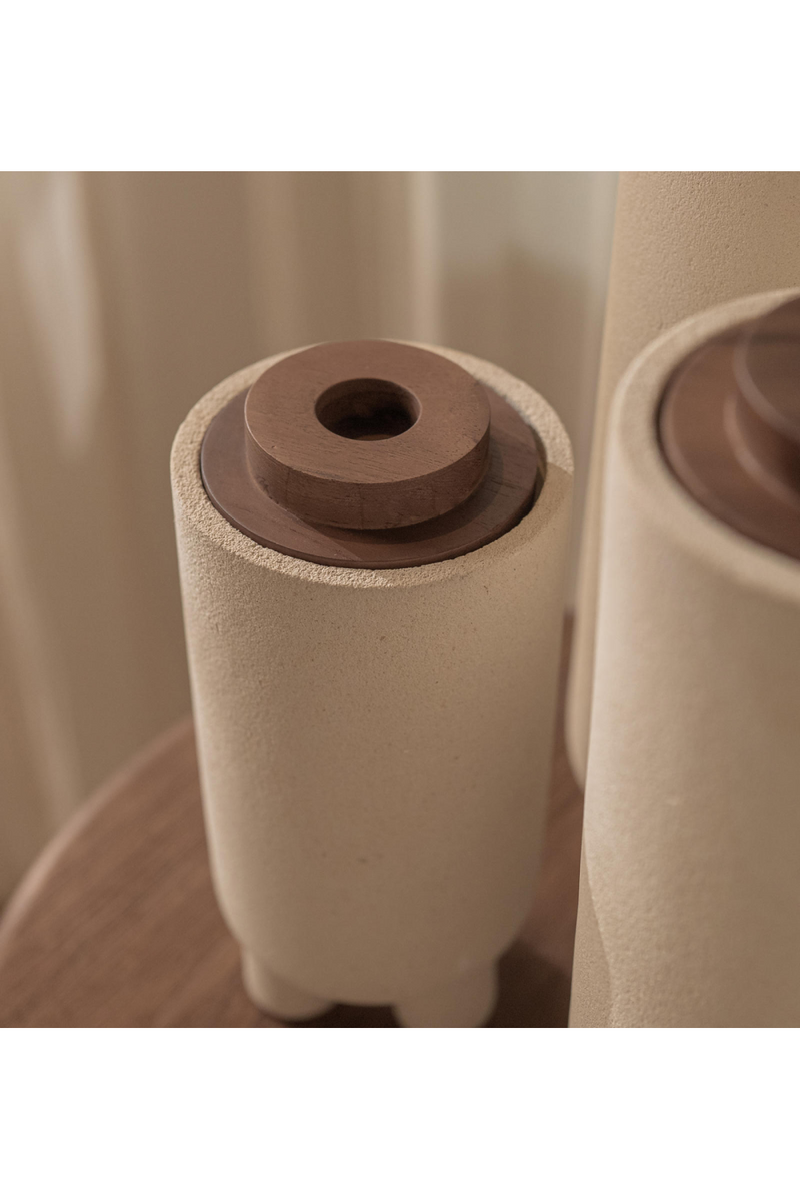 Sandstone Cylindrical Lidded Vase | dBodhi Elin | Oroatrade.com