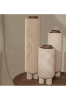 Sandstone Cylindrical Lidded Vase | dBodhi Elin | Oroatrade.com
