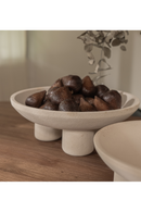 Sandstone Pedestal Shallow Bowl | dBodhi Klara | Oroatrade.com