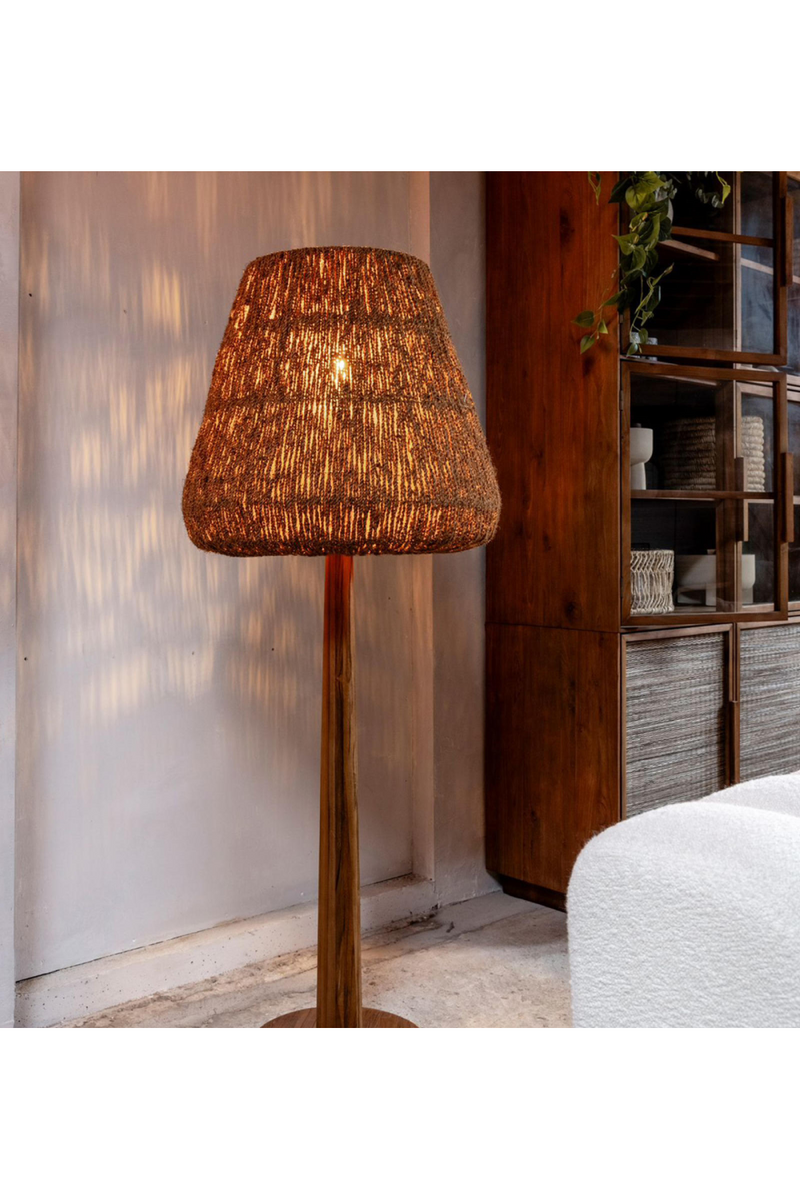 Woven Coconut Fiber Floor Lamp | dBodhi Big Ben | Oroatrade.com