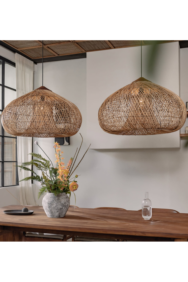 Natural Rattan Drum Lamp | dBodhi Kulit | Oroatrade.com