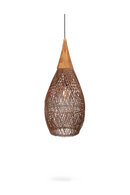 Rustic Rattan Hanging Lamp | dBodhi Horn | Oroatrade.com