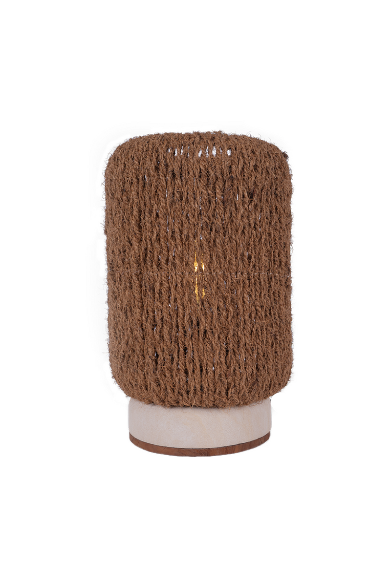 Woven Coconut Fiber Table Lamp | dBodhi Palma | Oroatrade.com