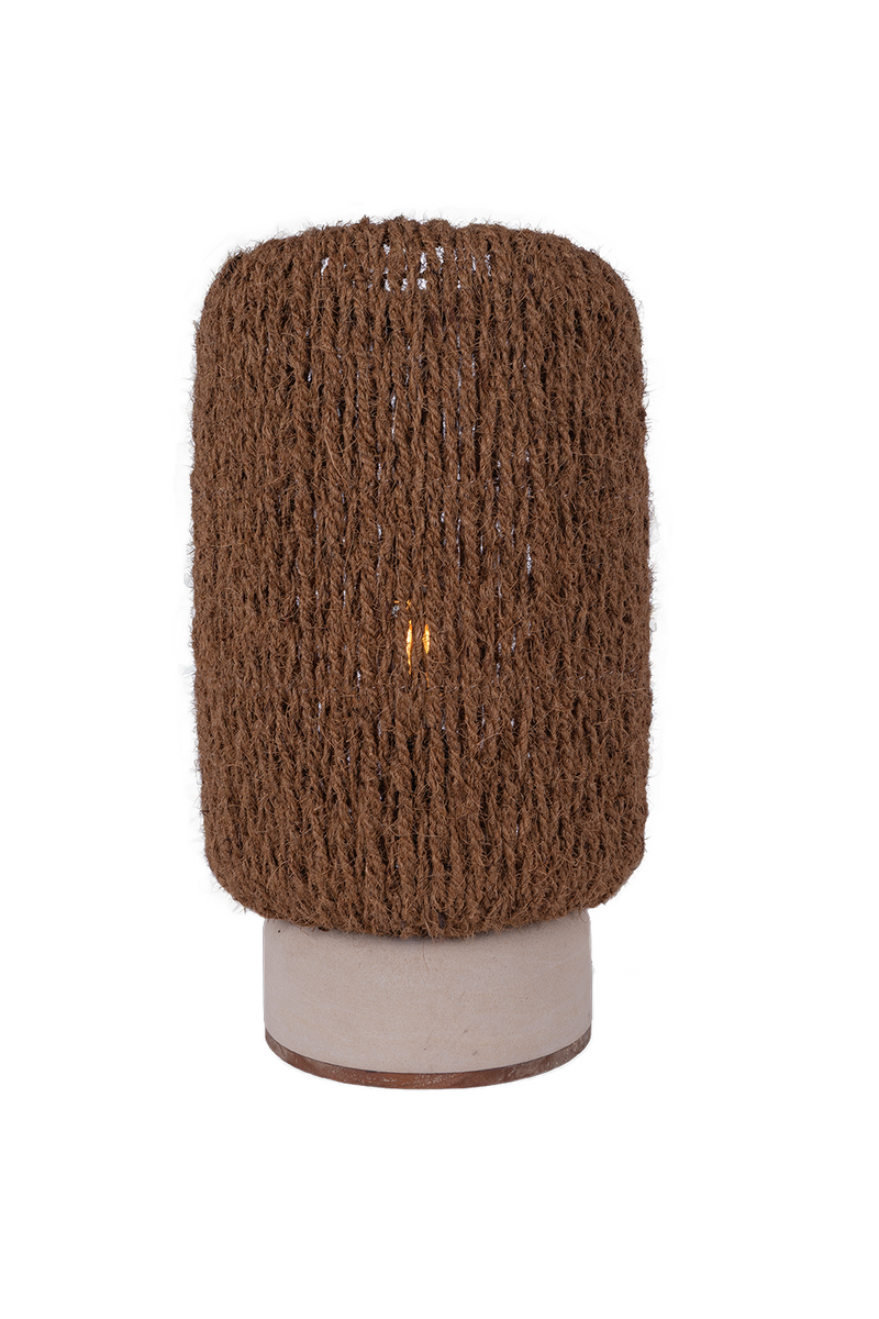 Woven Coconut Fiber Table Lamp | dBodhi Palma | Oroatrade.com