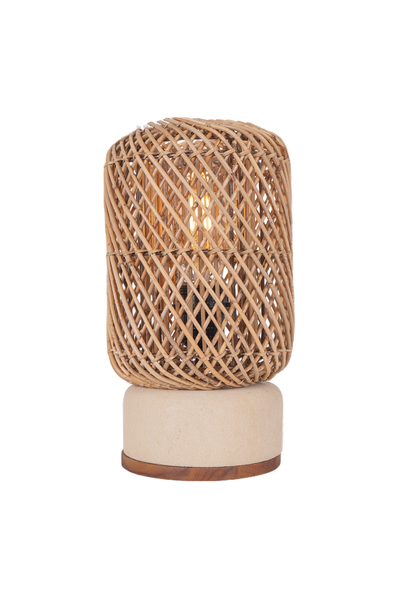 Rattan Cylindrical Table Lamp | dBodhi Pole | Oroatrade.com