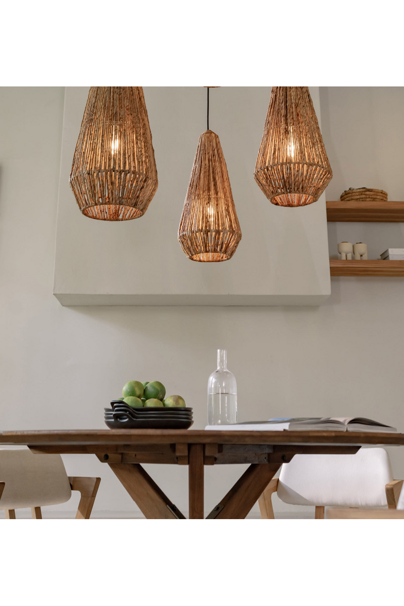 Woven Abaca Hanging Lamp | dBodhi Ruby | Oroatrade.com