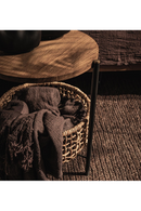 Abaca Basket Round Side Table | dBodhi Outline | Oroatrade.com