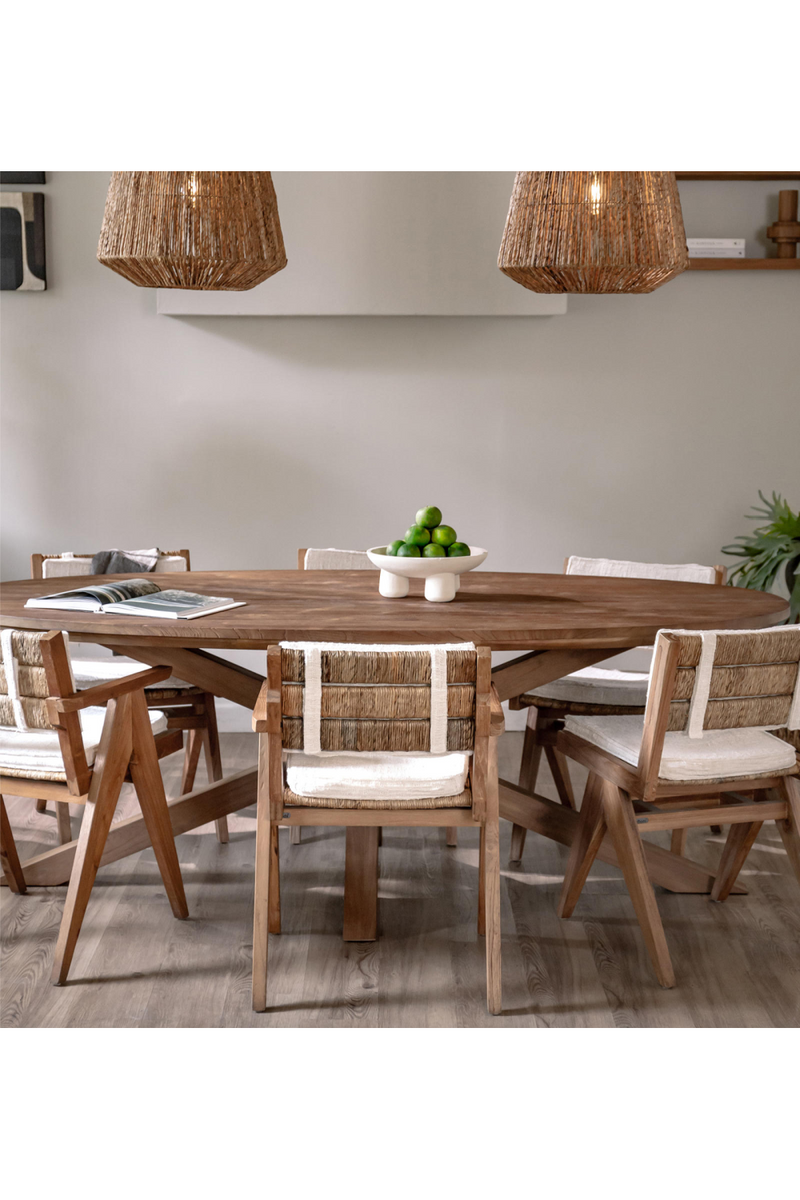 Oval Teak Dining Table | dBodhi Xono | Oroatrade.com