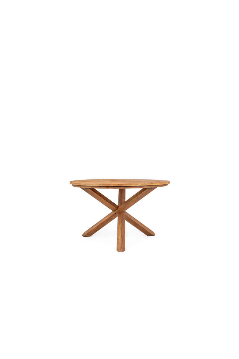 Solid Teak Round Dining Table | dBodhi Xono | Oroatrade.com