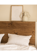 Straight-Cut Pine Wood Headboard | Decowood Flanders | Oroatrade.com