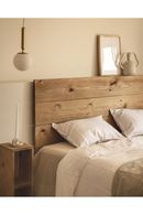 Straight-Cut Pine Wood Headboard | Decowood Flanders | Oroatrade.com