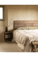 Straight-Cut Pine Wood Headboard | Decowood Flanders | Oroatrade.com