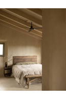 Straight-Cut Pine Wood Headboard | Decowood Flanders | Oroatrade.com