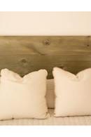 Straight-Cut Pine Wood Headboard | Decowood Flanders | Oroatrade.com