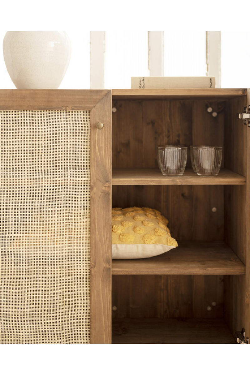 Rattan 2-Door Sideboard | Decowood Frida | Oroatrade.com
