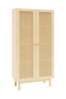 Rattan 2-Door Cabinet | Decowood Frida | Oroatrade.com