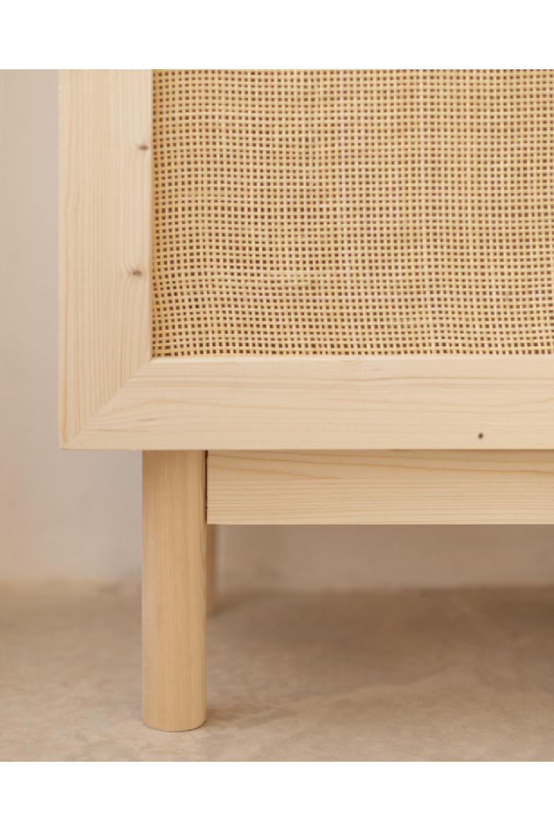 Rattan 2-Door Cabinet | Decowood Frida | Oroatrade.com