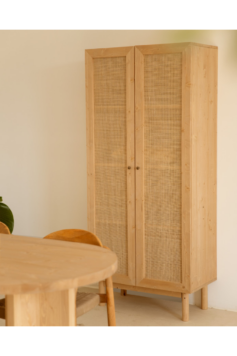 Rattan 2-Door Cabinet | Decowood Frida | Oroatrade.com