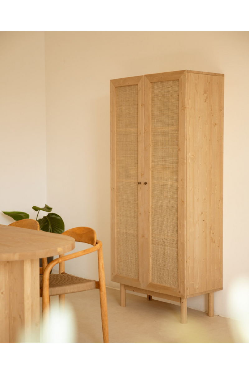 Rattan 2-Door Cabinet | Decowood Frida | Oroatrade.com