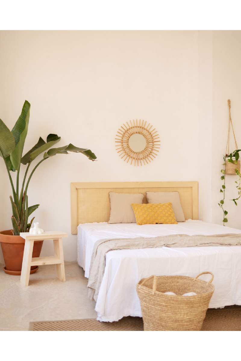 Wood Framed Rattan Headboard | Decowood Frida | Oroatrade.com