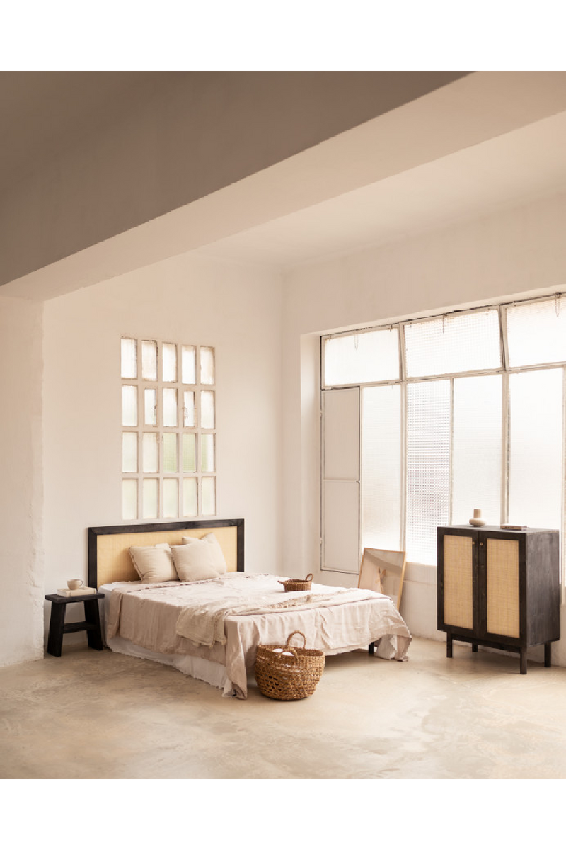 Wood Framed Rattan Headboard | Decowood Frida | Oroatrade.com