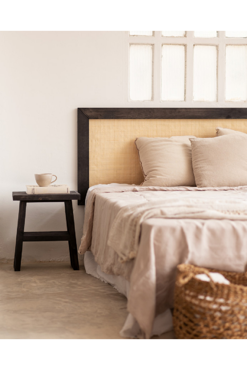 Wood Framed Rattan Headboard | Decowood Frida | Oroatrade.com