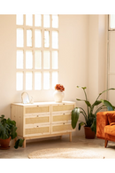 Rattan Weave 6-Drawer Chest | Decowood Frida | Oroatrade.com