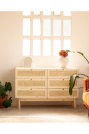 Rattan Weave 6-Drawer Chest | Decowood Frida | Oroatrade.com