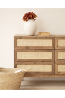 Rattan Weave 6-Drawer Chest | Decowood Frida | Oroatrade.com