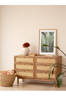 Rattan Weave 6-Drawer Chest | Decowood Frida | Oroatrade.com
