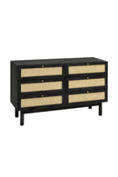 Rattan Weave 6-Drawer Chest | Decowood Frida | Oroatrade.com