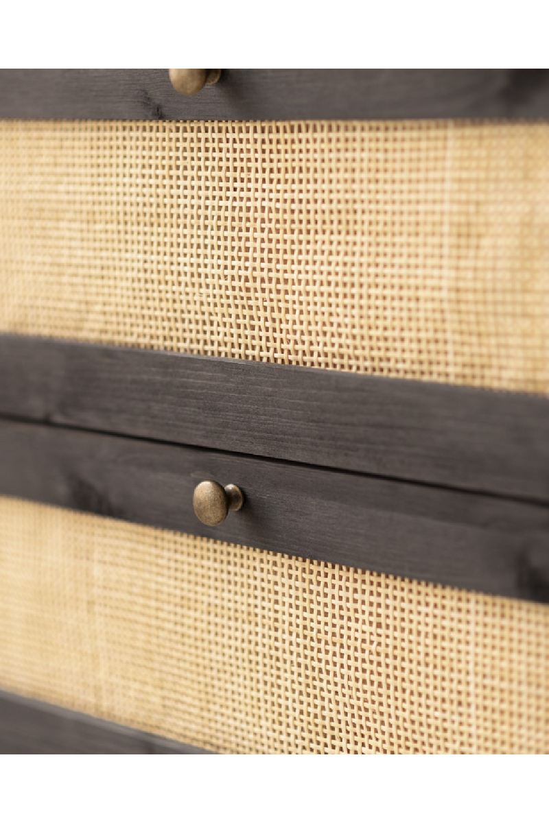 Rattan Weave 6-Drawer Chest | Decowood Frida | Oroatrade.com
