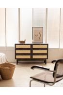 Rattan Weave 6-Drawer Chest | Decowood Frida | Oroatrade.com