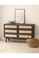 Rattan Weave 6-Drawer Chest | Decowood Frida | Oroatrade.com