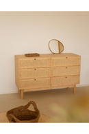 Rattan Weave 6-Drawer Chest | Decowood Frida | Oroatrade.com
