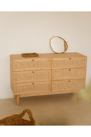 Rattan Weave 6-Drawer Chest | Decowood Frida | Oroatrade.com
