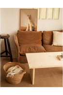 Solid Pine Minimalist Coffee Table | Decowood Frida | Oroatrade.com