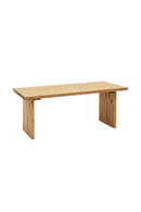 Solid Pine Minimalist Coffee Table | Decowood Frida | Oroatrade.com