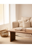 Solid Pine Minimalist Coffee Table | Decowood Frida | Oroatrade.com