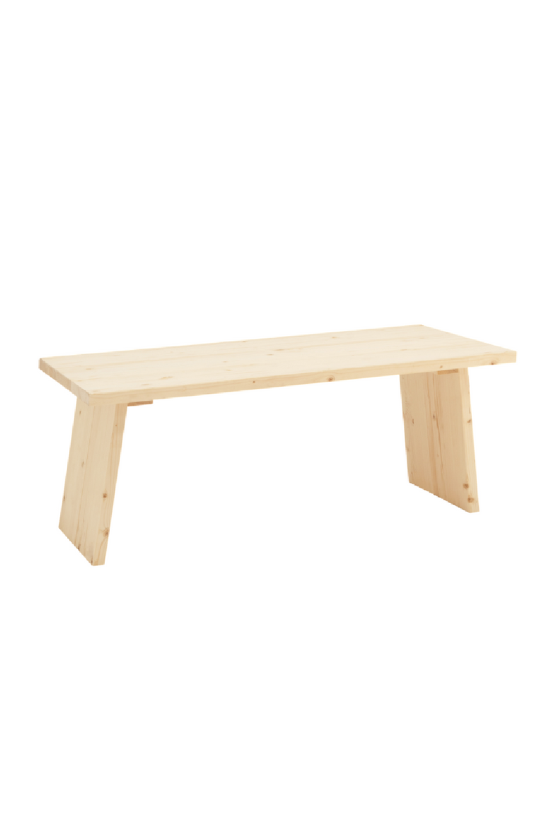 Pine Wood Coffee Table | Decowood Frida II | Oroatrade.com